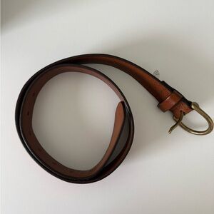 Classic Brown Leather Belt